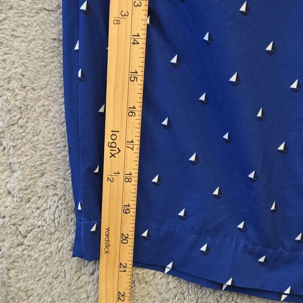 RLX Ralph Lauren Shorts Mens Size 36 Blue Sailboat Performance Golf Casual - Picture 7 of 10